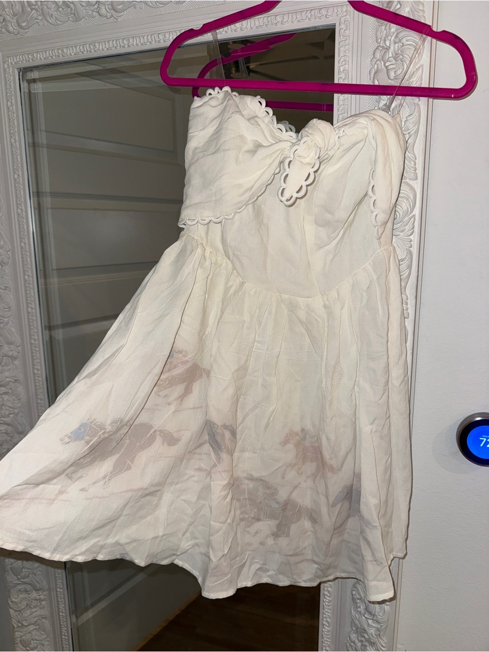 Judith March Jockey Derby Sundress with Scallop Trim